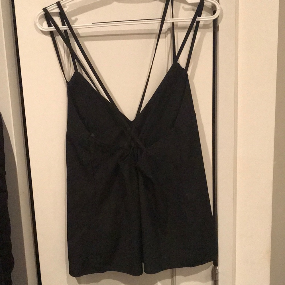 Black tank top